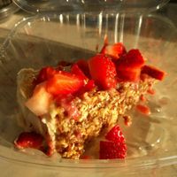 cheesecake at Vida De Cafe in St Pete Beach