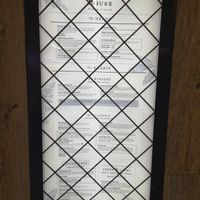 Menu at ABZ - The Distilling House in Aberdeen