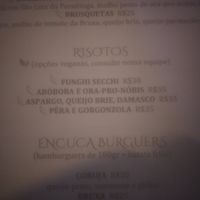 Menu at A Bruxa Gastropub in Sao Luiz Do Paraitingha