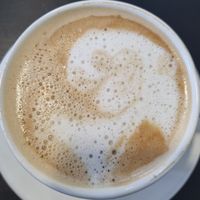 Popcorn latte (autumn drinks menu) at Sin Carne Cantina in Matlock