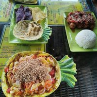 Miam at Buddha Cafe in Samosir