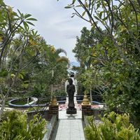 Garden  at Buddha Cafe in Samosir
