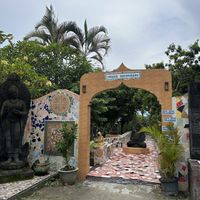 Entrance  at Buddha Cafe in Samosir