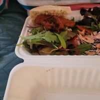 Crispy Seitan Sandwich at Katie's Homemade Kitchen in Marsden