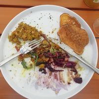 So delish I ate most of it before took photo at Do Largo in Evora