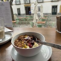 Açaí bowl   at Do Largo in Evora