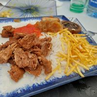 Arroz a la cubana (vegan option) at Mi Balconito in Gran Canaria