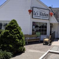 The outside at Le's Kitchen in Danbury