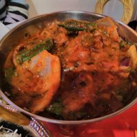Vegan Okra curry at Indisches Curry Haus in Schweinfurt