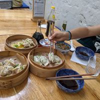 Awesome dumpling selection at Dim Sum Spot - Letná in Prague