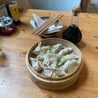 Shiitake and duck dumplings   at Dim Sum Spot - Letná in Prague