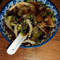 Vegan broth at Dim Sum Spot - Letná in Prague