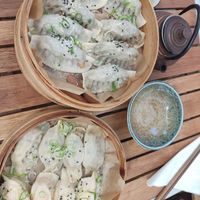 Vegan dumplings at Dim Sum Spot - Letná in Prague
