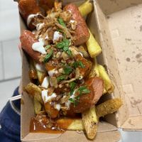 currywurst  at Frittenwerk - Hbf Düsseldorf in Dusseldorf