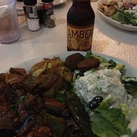 Vegetarian platter at Albasha Greek & Lebanese - Citiplace Court in Baton Rouge