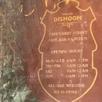 The place  at Dishoom in East London