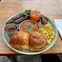 The food!  at Dishoom in East London