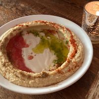 Hummus dish at Kubeh in New York City