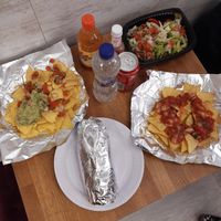 Nachos, burrito and tacos at Saburritos in Dublin