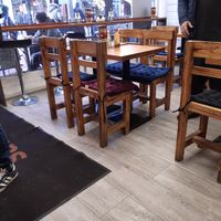 Seating inside at Saburritos in Dublin