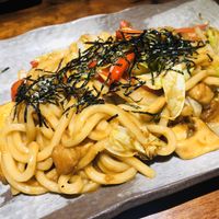 Vegan miso Udon  at Izakaya.Gonta in Himeji