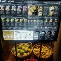 Explicit menu at F&P Smoothie Cafe in Tokyo