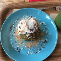 Vegan muffin  at F&P Smoothie Cafe in Tokyo