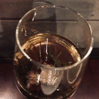 Hot jasmine flower art tea at Mandalay in San Francisco