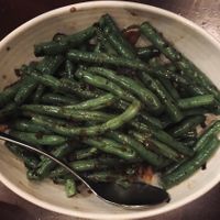 Dry pan fried string bean (recommend with tofu) at Mandalay in San Francisco