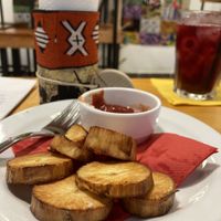Baked cassava (manioc)  at Ciwara in Palermo