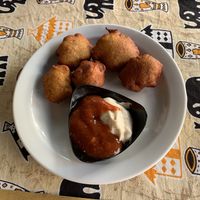 White bean fritters at Ciwara in Palermo