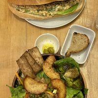 chickpea “tuna” sandwich   at Terradan Pub in Ankara