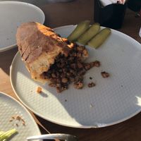 Vegan version kokorec!!   at Terradan Pub in Ankara