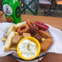 Mixed fries at Terradan Pub in Ankara
