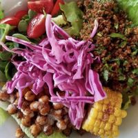 Veggie bowls at Terradan Pub in Ankara
