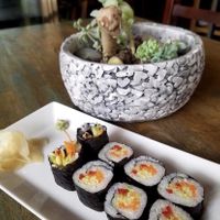 Far Eastern couisine, sushis at Terradan Pub in Ankara