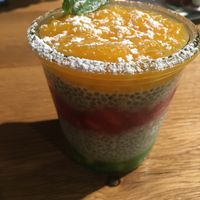 Vegan chia pudding at Le Burger in Wiener Neustadt