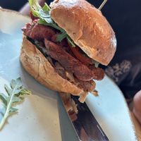 Steak Burger mit dem Steak der Marke Planted  at Le Burger in Wiener Neustadt