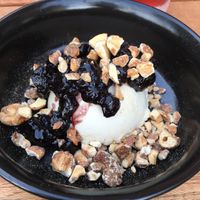Blueberry cashew cheesecake  at Anything But Beer in Syracuse