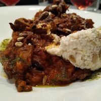 Mushroom Bolognese (vegan on menu) at Anything But Beer in Syracuse