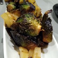 Chile Brussels (vegan option) at Anything But Beer in Syracuse