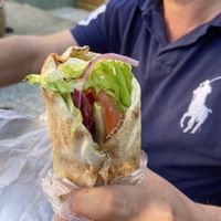 Vegan falafel   at Clemens Falafel in Lund