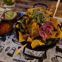 Pulled Vegan Nachos at Good Vibes in Gran Canaria