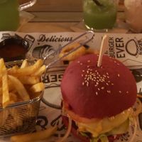 Old school Burger Vegan!   at Good Vibes in Gran Canaria