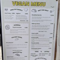 Vegan Brunch Menu  at Good Vibes in Gran Canaria