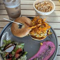 Dirty Bastard Bagel  at Good Vibes in Gran Canaria