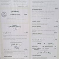 Vegan Menu at Good Vibes in Gran Canaria