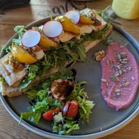 Bruschetta at Good Vibes in Gran Canaria