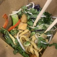 Curry noodles   at Noodlebox - Shelbourne in Victoria