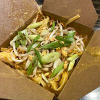 Spicy peanut box  at Noodlebox in Courtenay